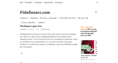 Desktop Screenshot of fidufinance.com