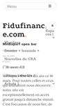 Mobile Screenshot of fidufinance.com